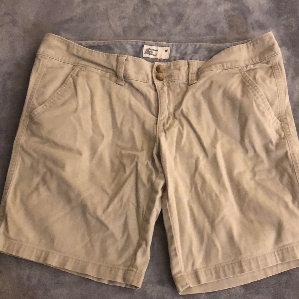 AE Khaki Shorts
